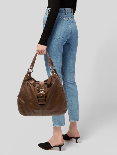 Coach Leather Hobo