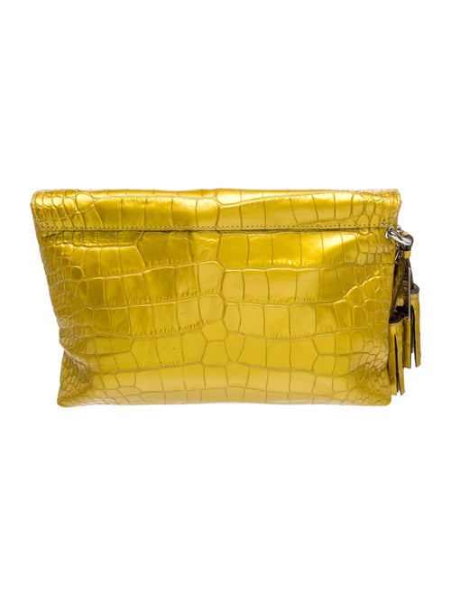 Coach Embossed Leather Clutch