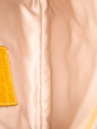 Coach Embossed Leather Clutch