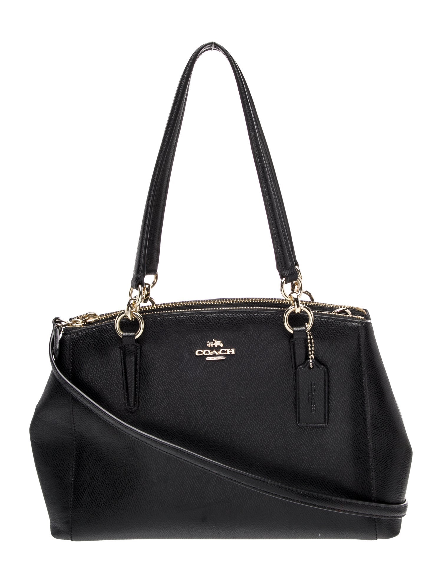 Coach Leather Top Handle Bag