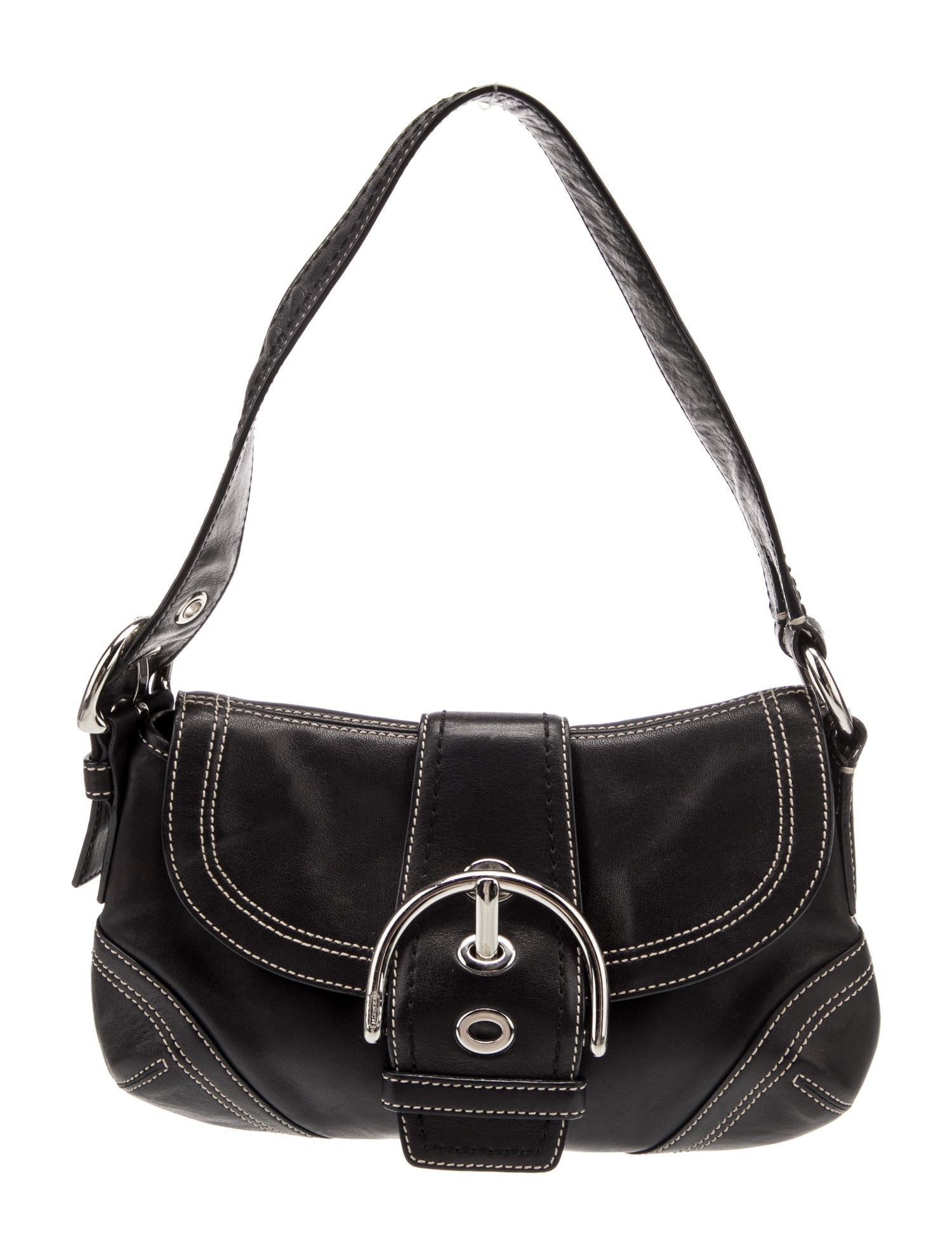 Coach Leather Top Handle Bag