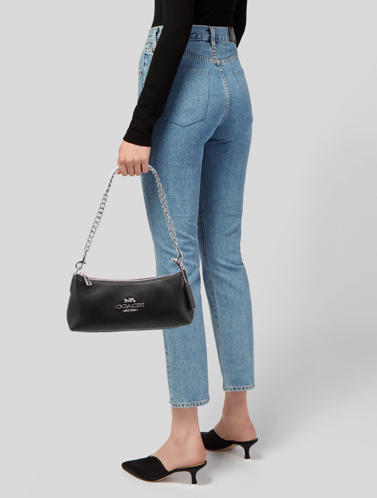 Coach Leather Evening Bag