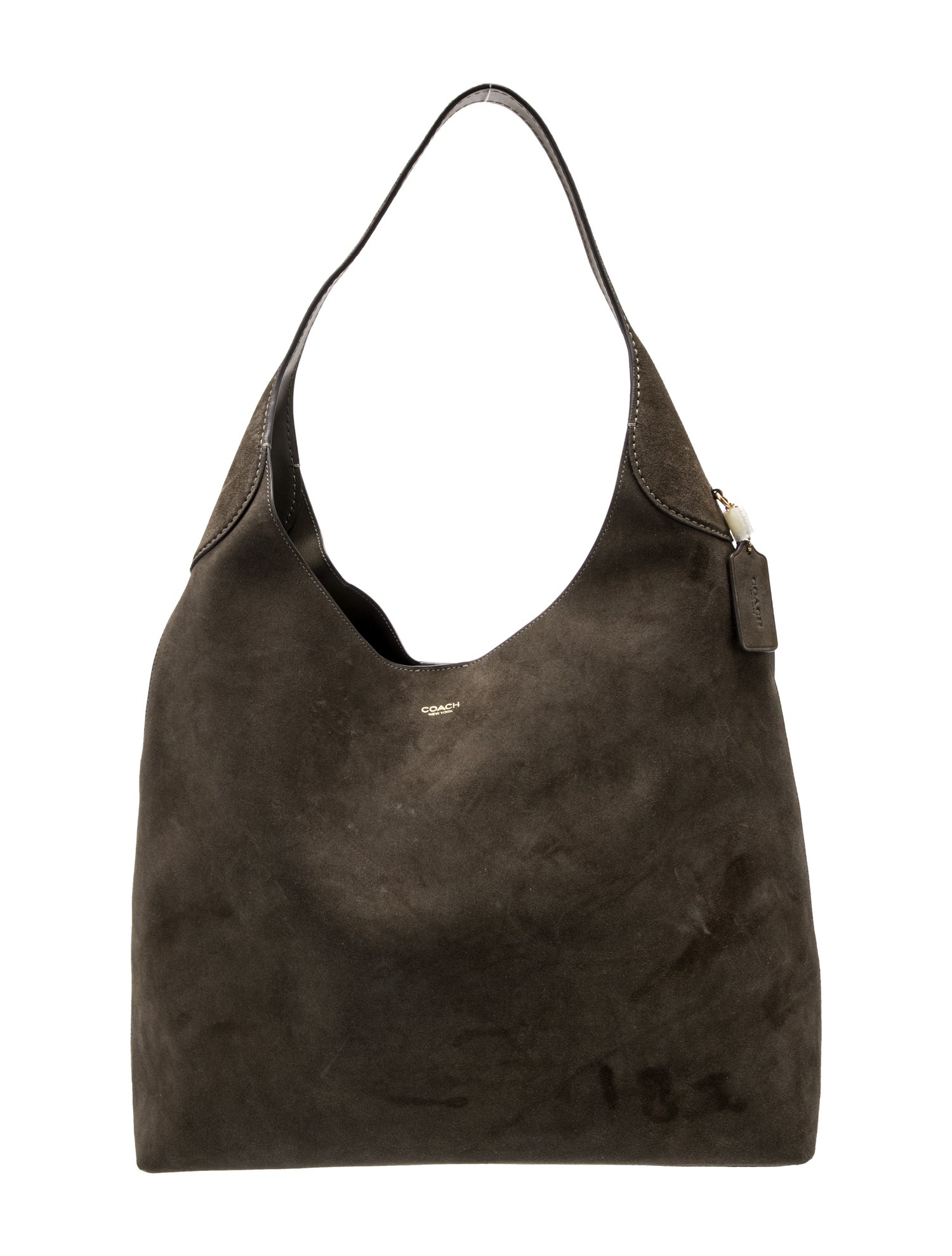 Coach Suede Shoulder Bag