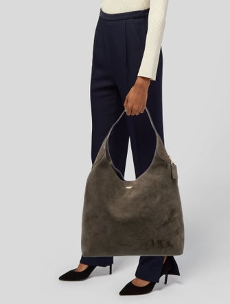 Coach Suede Shoulder Bag