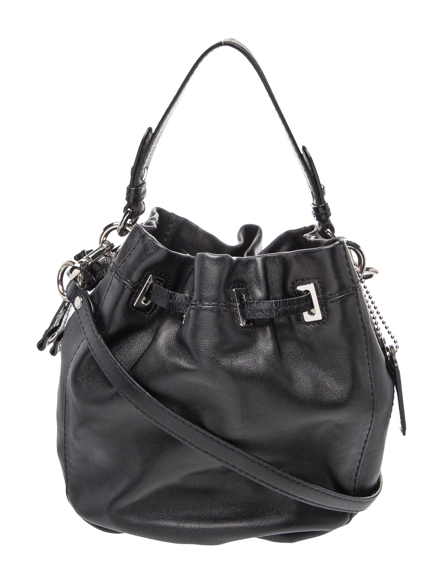 Coach Leather Bucket Bag