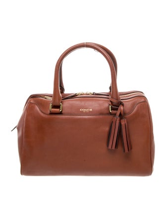 Coach Leather Top Handle Bag
