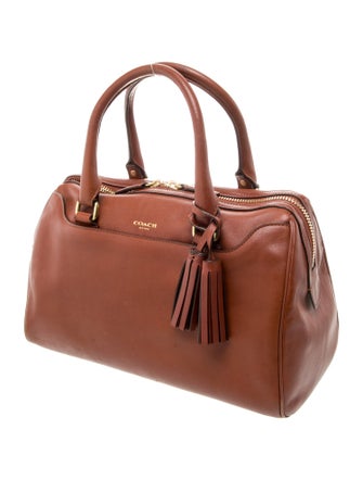Coach Leather Top Handle Bag