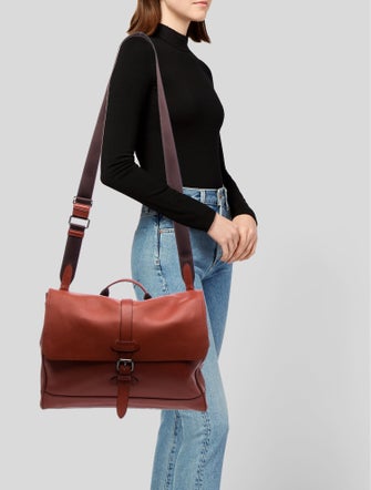 Coach Leather Messenger Bag