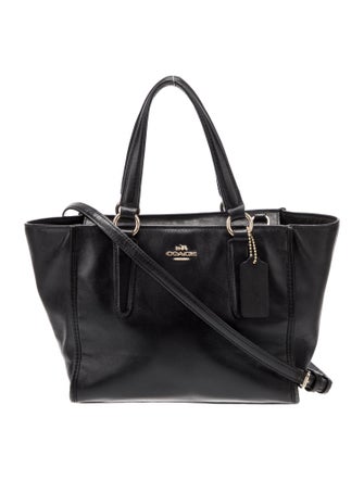 Coach Leather Top Handle Bag