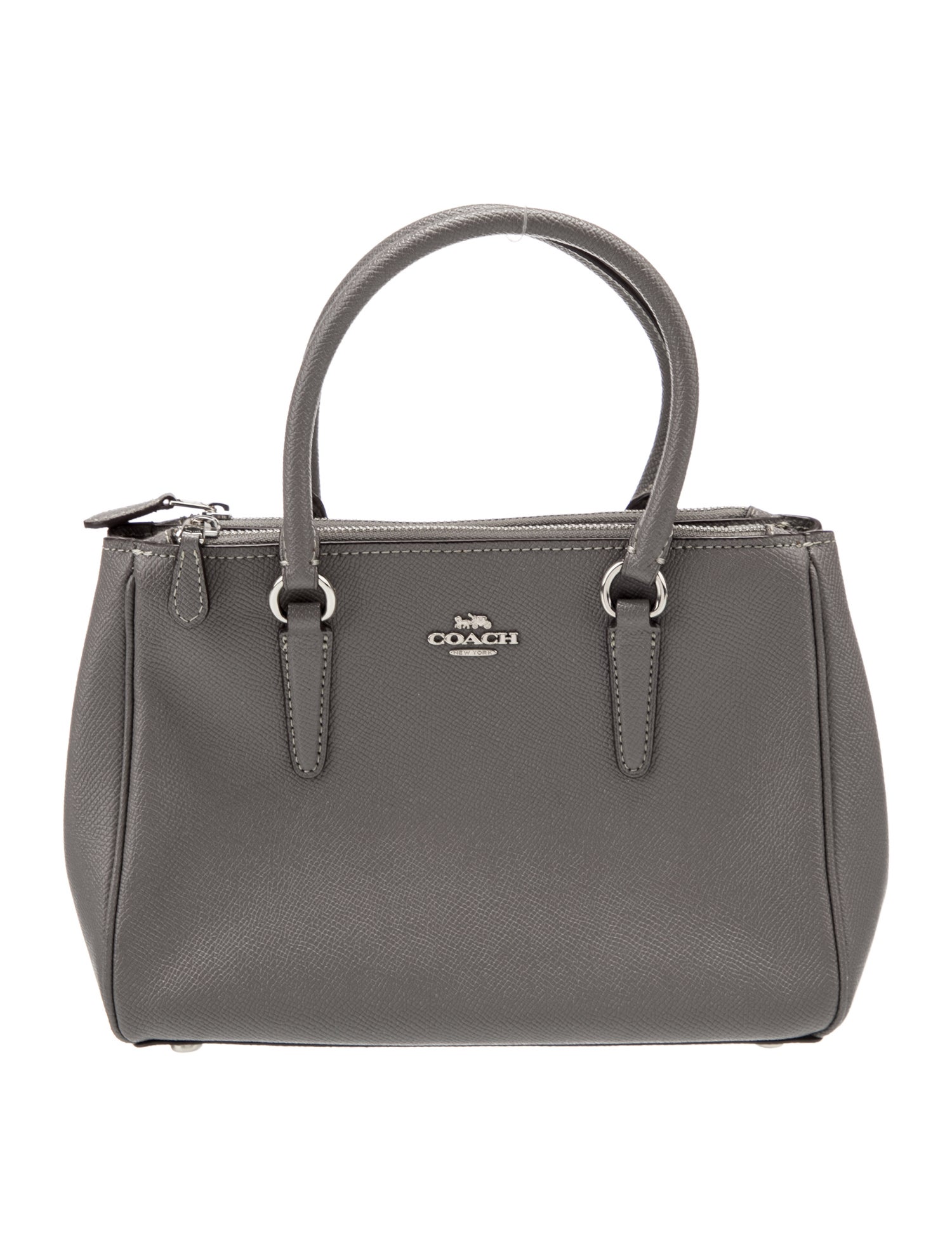 Coach Leather Top Handle Bag