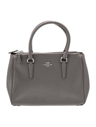 Coach Leather Top Handle Bag