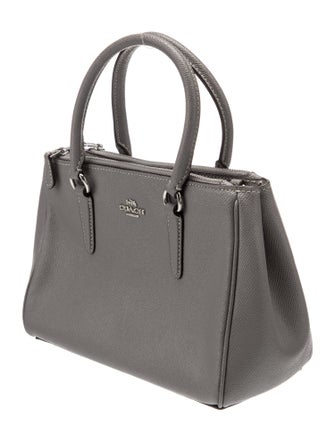 Coach Leather Top Handle Bag