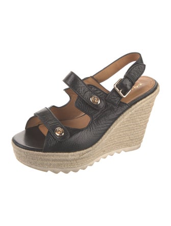 Coach Leather Espadrilles