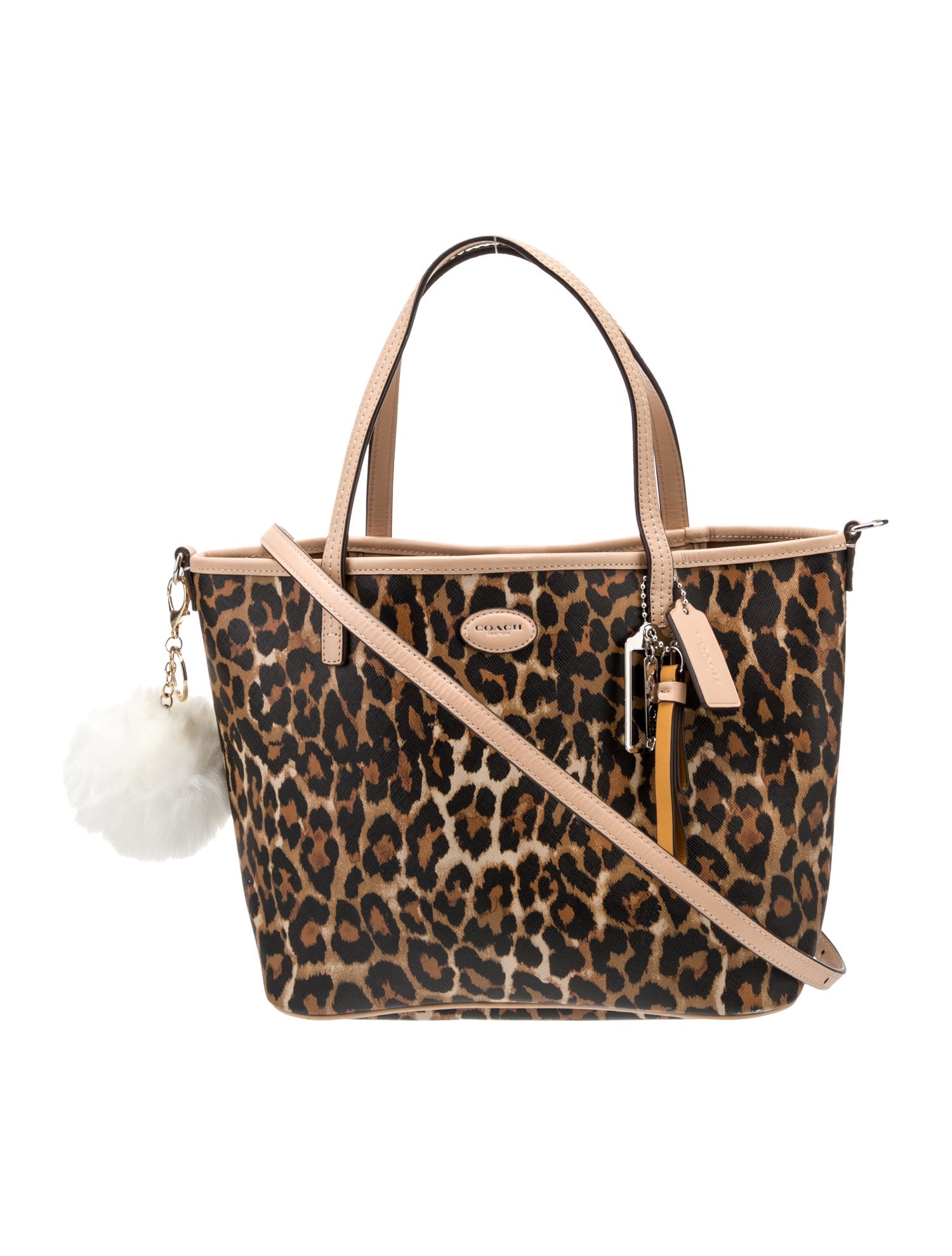 Coach Saffiano Leather Top Handle Bag