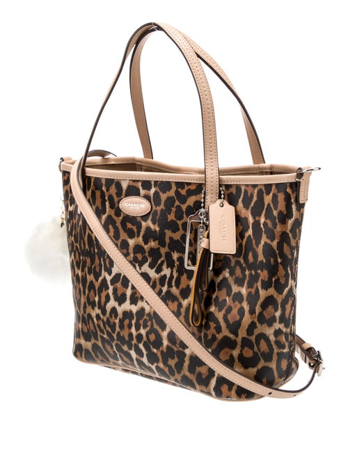 Coach Saffiano Leather Top Handle Bag