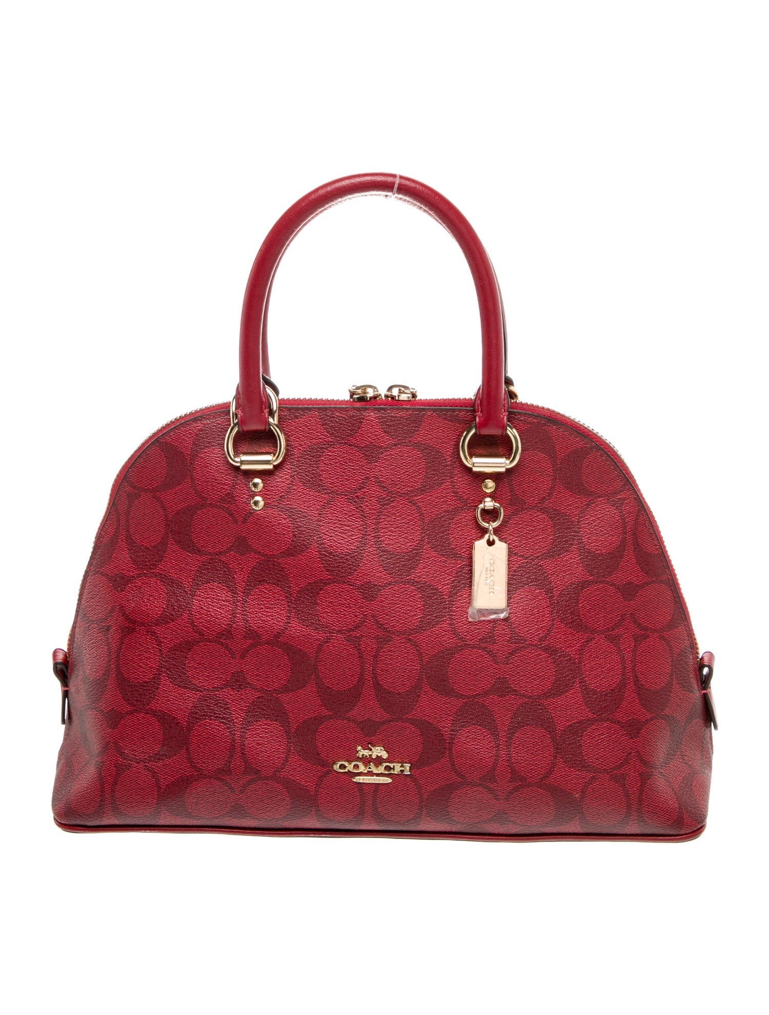 Coach Leather Top Handle Bag