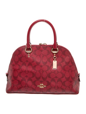 Coach Leather Top Handle Bag