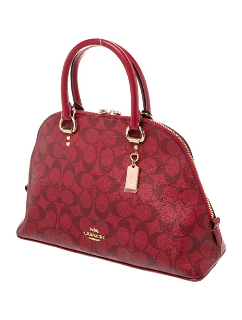 Coach Leather Top Handle Bag