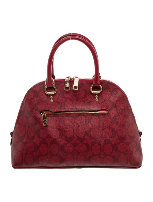 Coach Leather Top Handle Bag