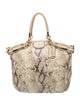 Coach Embossed Leather Tote