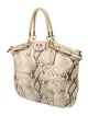 Coach Embossed Leather Tote