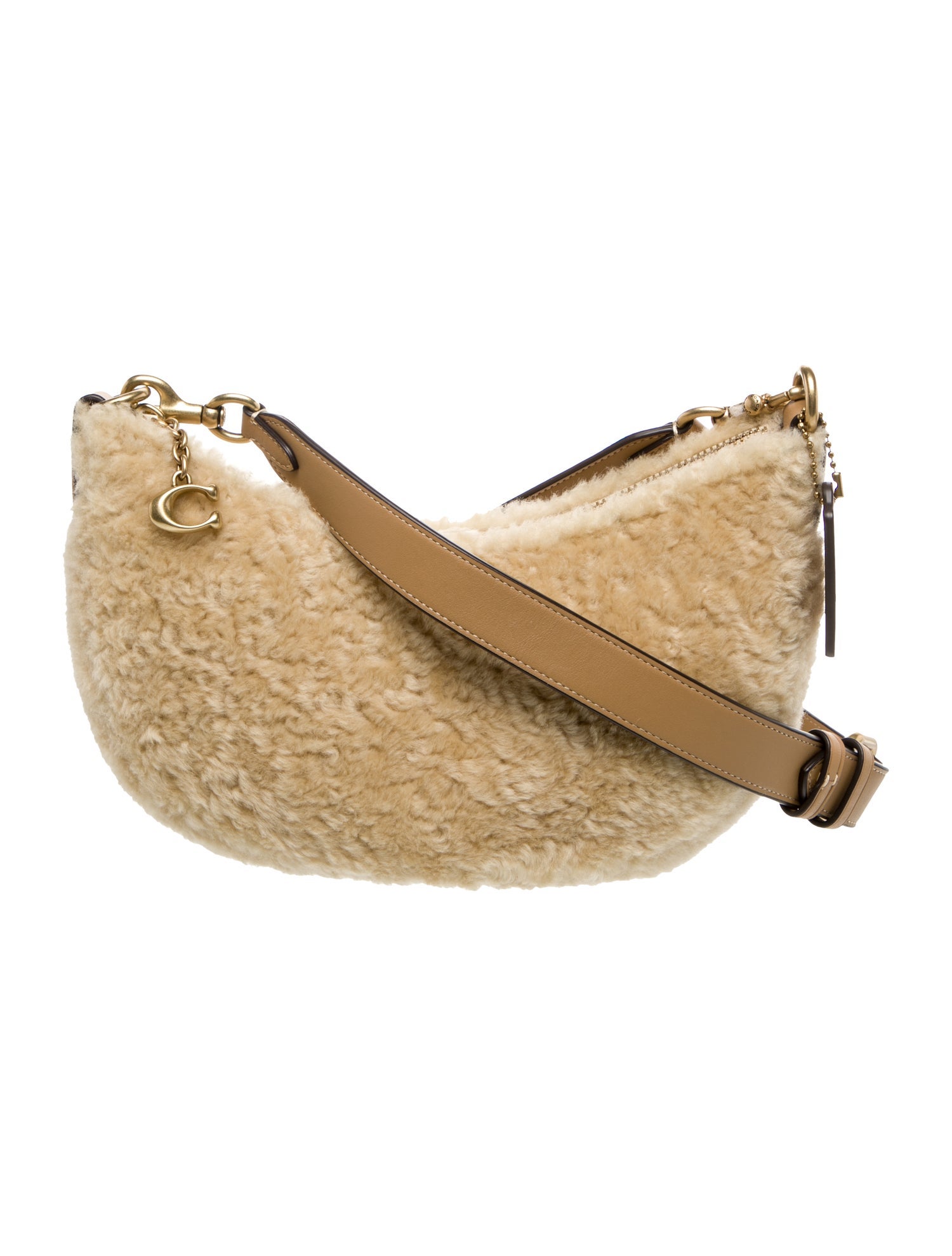 Coach Shearling Crossbody Bag