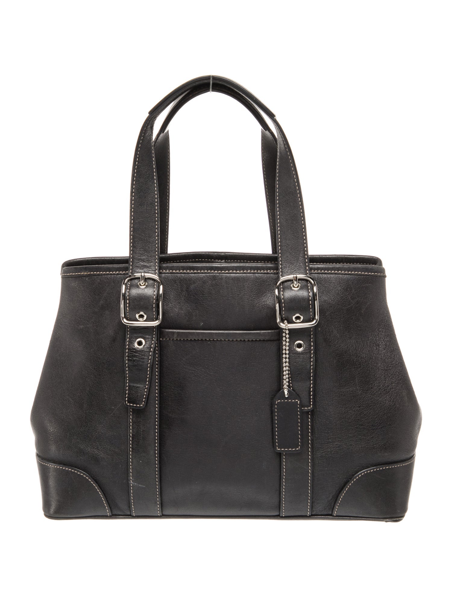 Coach Leather Top Handle Bag