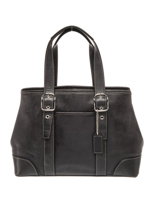 Coach Leather Top Handle Bag