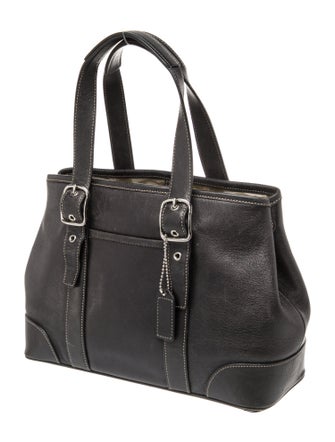 Coach Leather Top Handle Bag