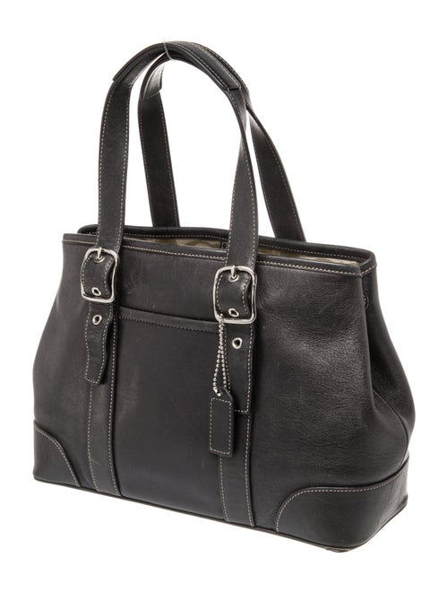 Coach Leather Top Handle Bag