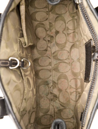 Coach Leather Top Handle Bag