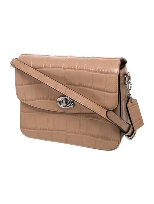 Coach Embossed Leather Crossbody Bag