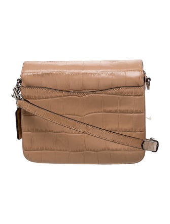 Coach Embossed Leather Crossbody Bag