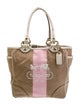 Coach Canvas Top Handle Bag