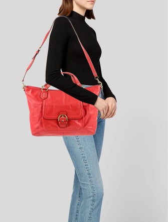 Coach Leather Messenger Bag