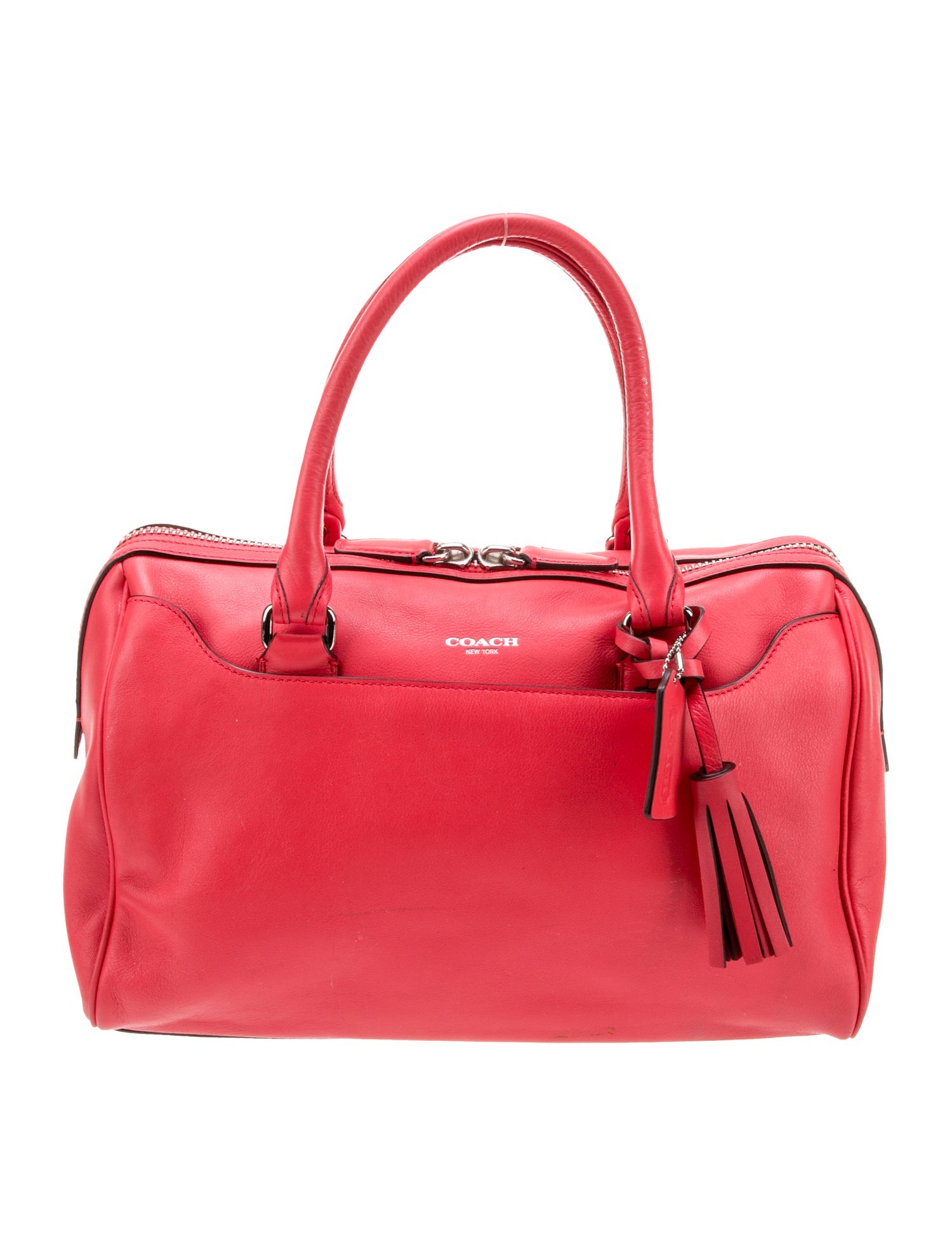 Coach Leather Top Handle Bag