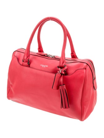 Coach Leather Top Handle Bag