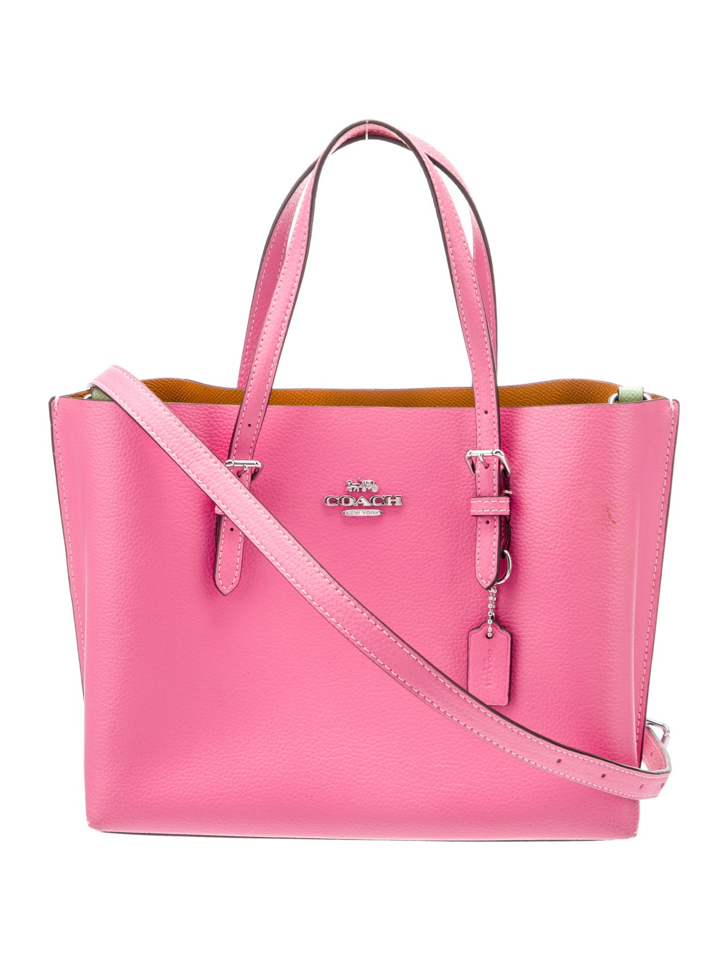 Coach Leather Top Handle Bag