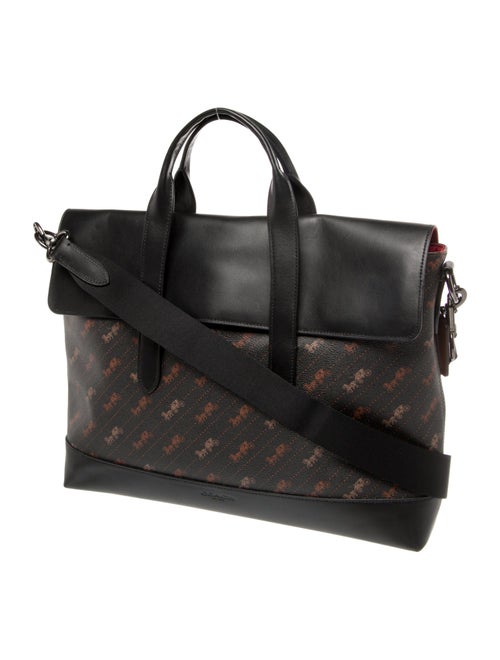 Coach Leather Weekender Bag