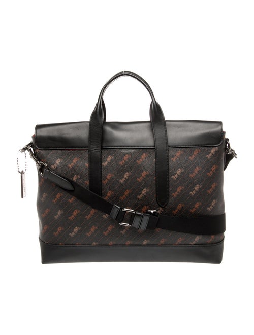 Coach Leather Weekender Bag