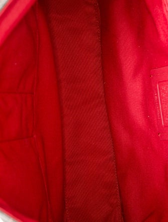 Coach Leather Weekender Bag