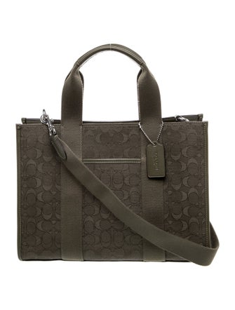 Coach Canvas Top Handle Bag