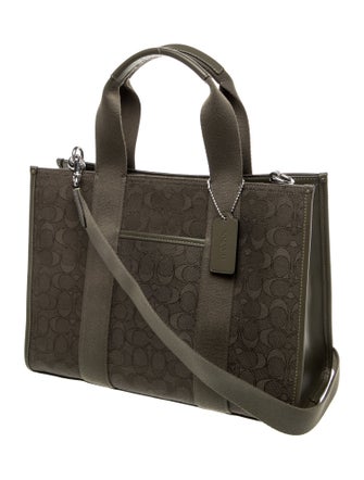 Coach Canvas Top Handle Bag