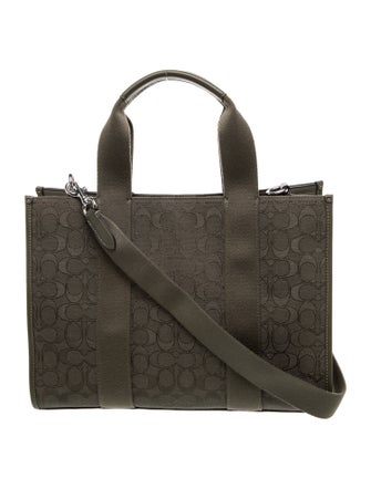 Coach Canvas Top Handle Bag