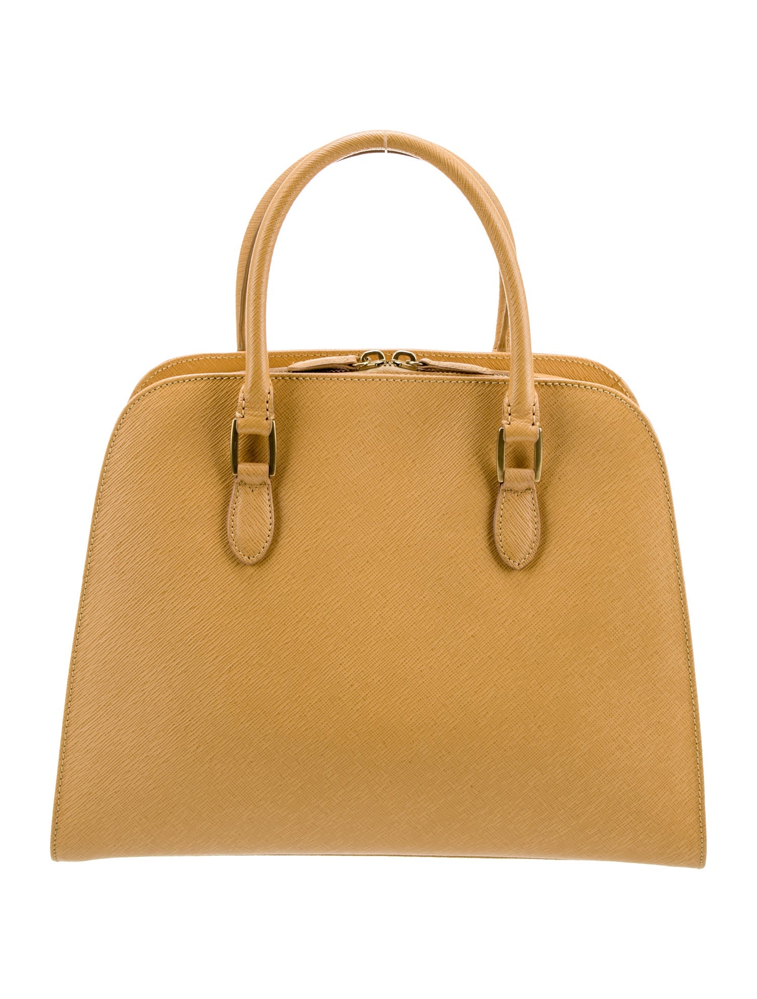 Coach Saffiano Leather Top Handle Bag