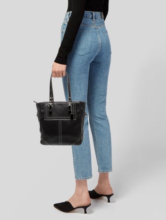 Coach Leather Shoulder Bag