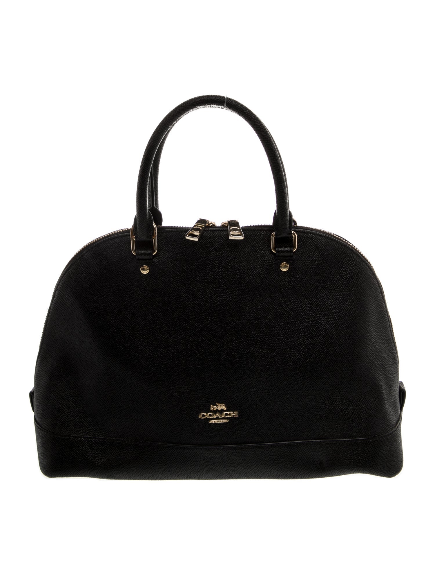 Coach Leather Top Handle Bag