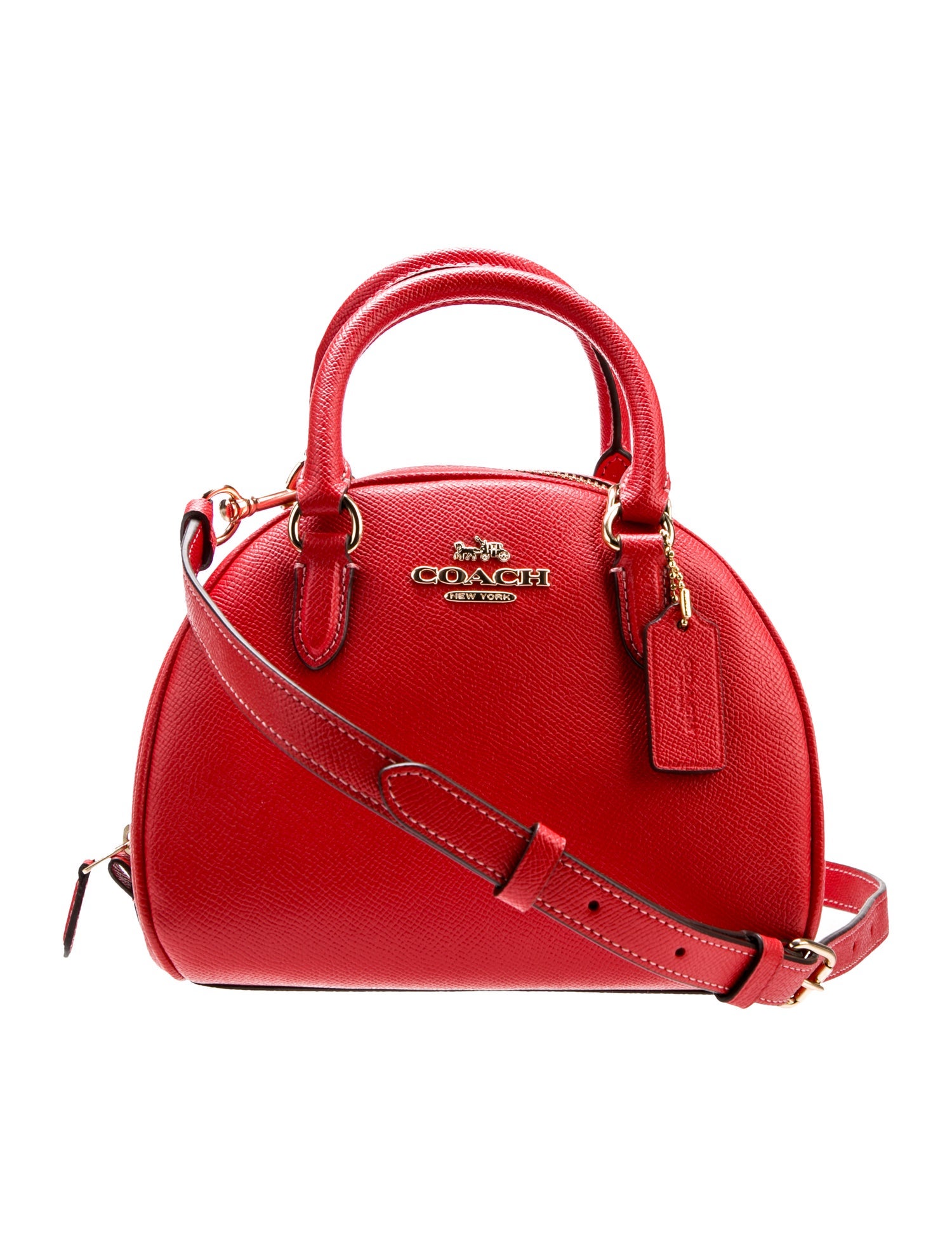 Coach Leather Top Handle Bag