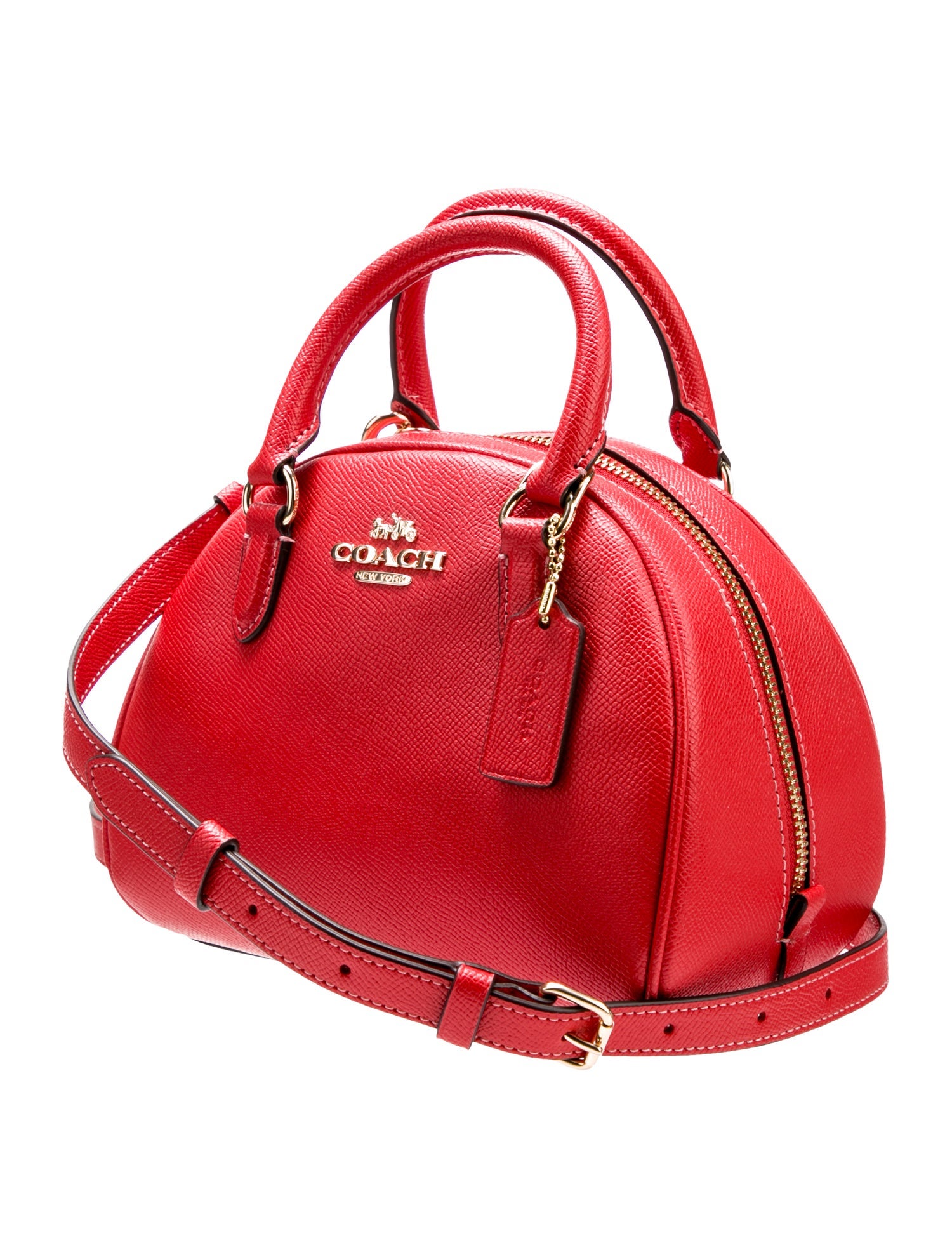 Coach Leather Top Handle Bag