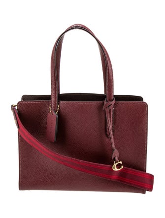 Coach Leather Top Handle Bag
